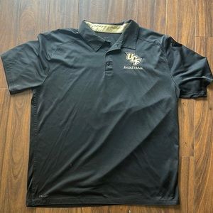 Men’s Nike dry fit large UCF basketball polo